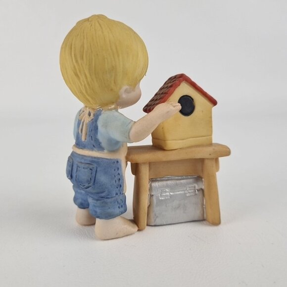 Lot of 4 Enesco Country Cousins Figurines Play Time at Beach Christmas Vntg - Picture 13 of 13